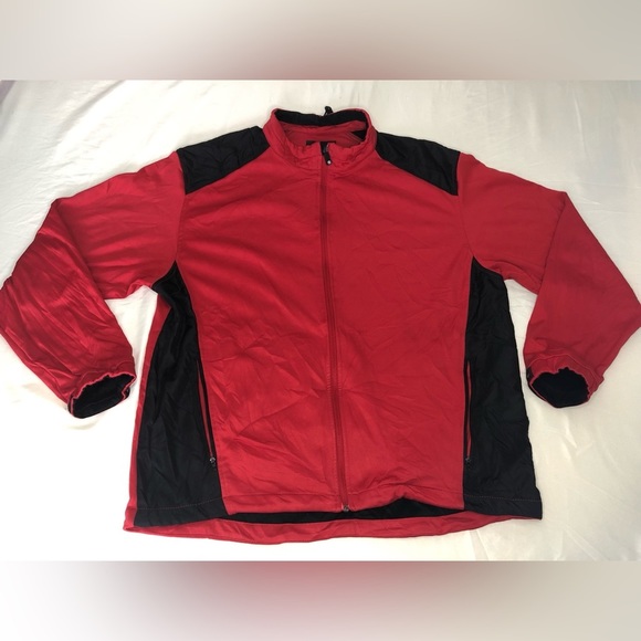 Footjoy Dryjoys Full Zip Jacket Red Men’s Size‎ XL - Picture 1 of 5
